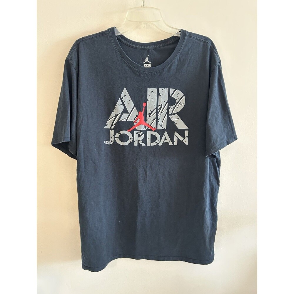 MICHAEL JORDAN Air Jordan T-Shirt BLK / WHT / RED Size XXL - Picture 2 of 9